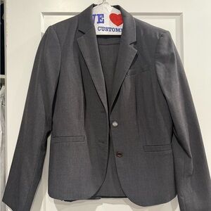 Calvin Klein Charcoal Suit (Blazer and skirt) - Size 12
